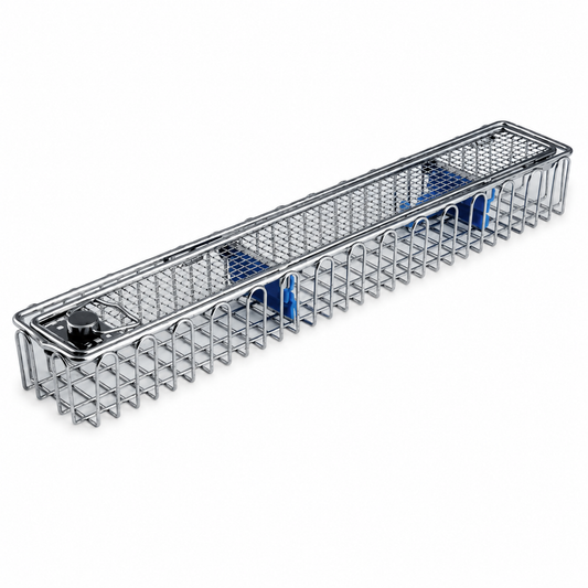 Endoscope Sterilization Basket with Lid – 640 x 150 x 77 mm