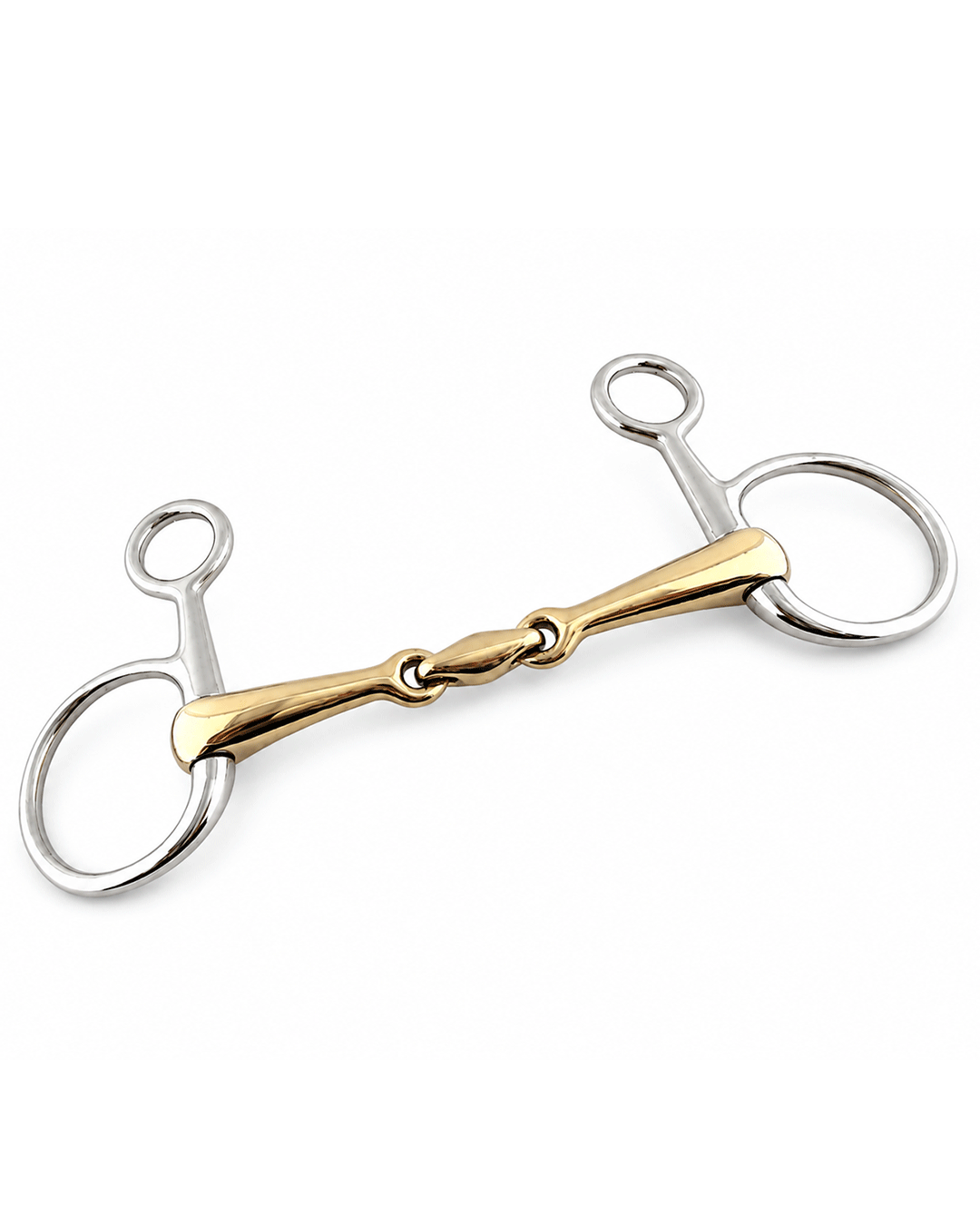 Gold Jointed Short Shank Horse Bit for Western Riding