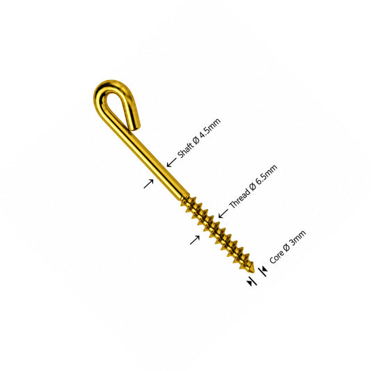 Poreuze tractieschroef Ø 6,5 mm