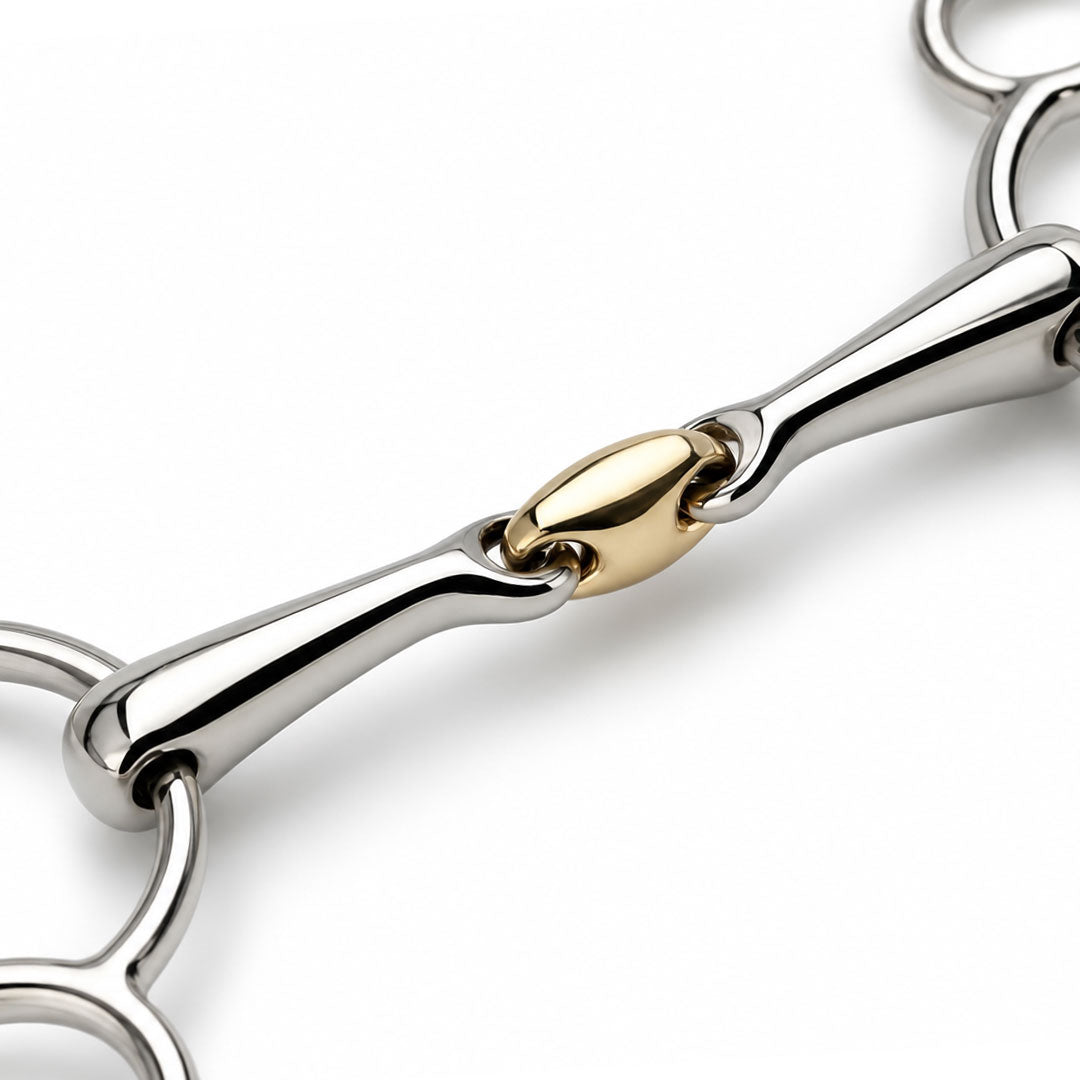 3 Ring Copper Link Gag Horse Bit