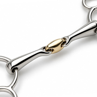 3 Ring Copper Link Gag Horse Bit