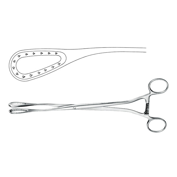 Ovum Forceps Curved 27cm