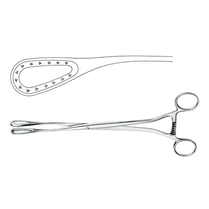 Ovum Forceps Curved 27cm