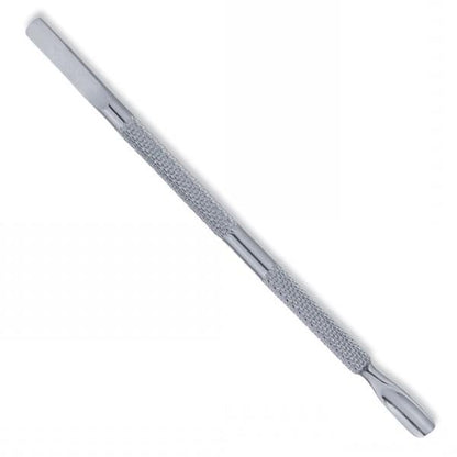 Cuticle Pusher Tool 4.5" – Stainless Steel Professional Cuticle Retraction Instrument for Manicure and Gel Nail Preparation