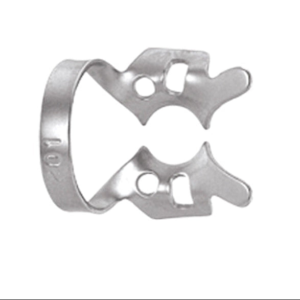 Winged Clamp Rubberdam – Roestvrijstalen Winged Clamp voor eenstapsrubberdamplaatsing