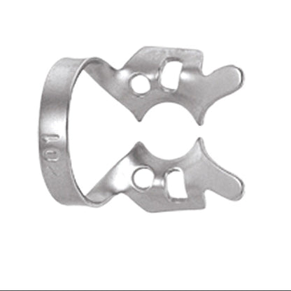 Winged Clamp Rubberdam – Roestvrijstalen Winged Clamp voor eenstapsrubberdamplaatsing