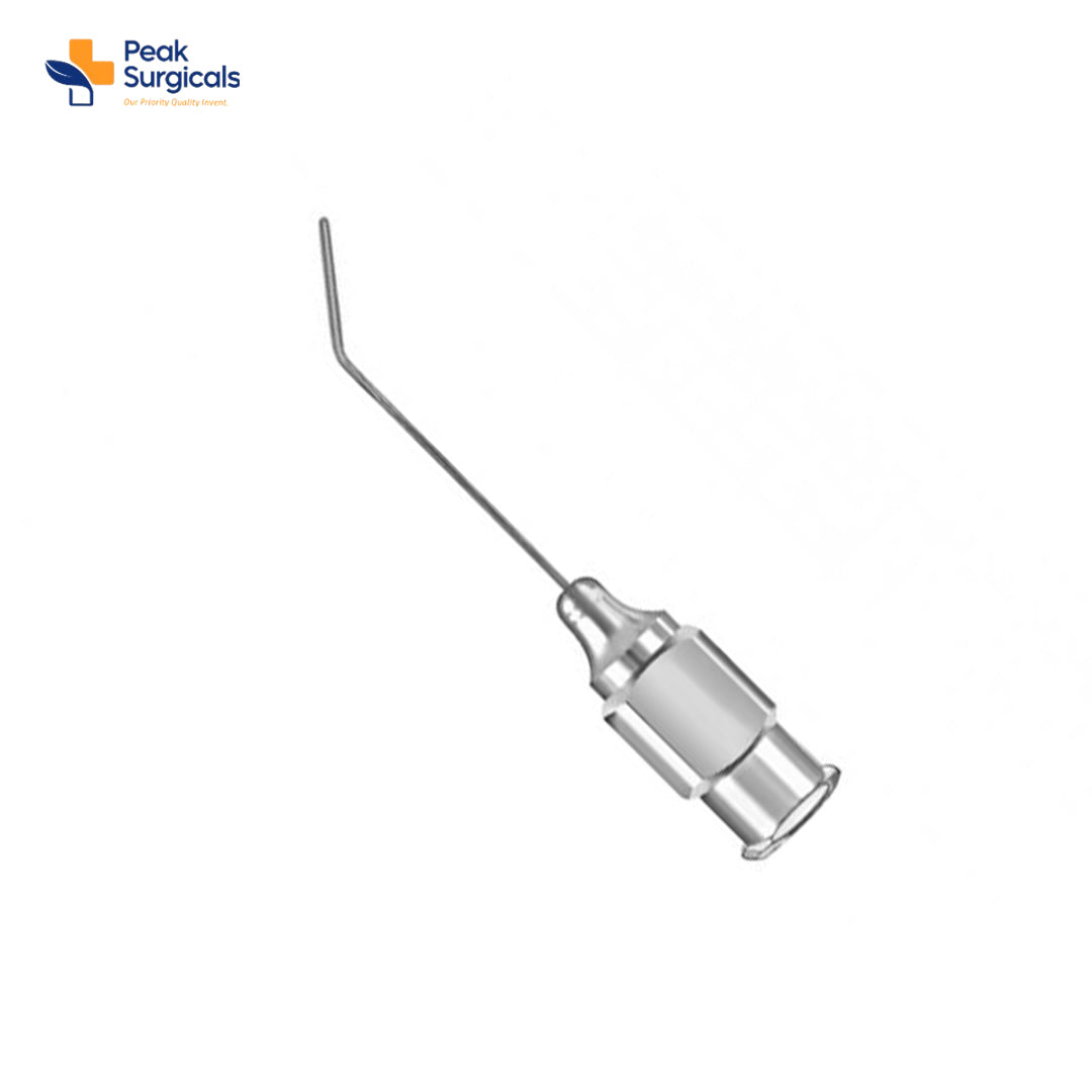 Air Injection Cannula 30 Gauge 7mm Angled
