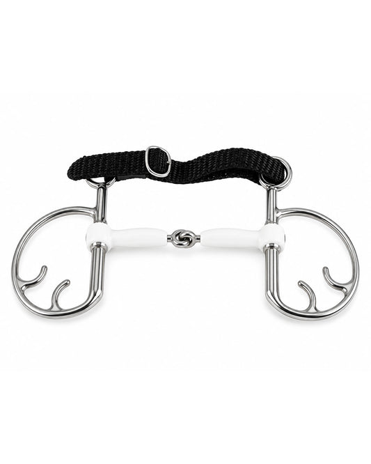 American Gag Single-Jointed Soft Mouth Bit