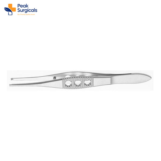 Bandage Lens Forceps with Diamond Dusting
