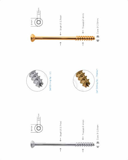 Cannulated Cancellous Screw Ø 4.0mm - Short Thread