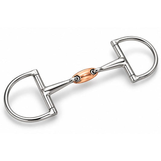 D-Ring Snaffle with Copper Lozenge