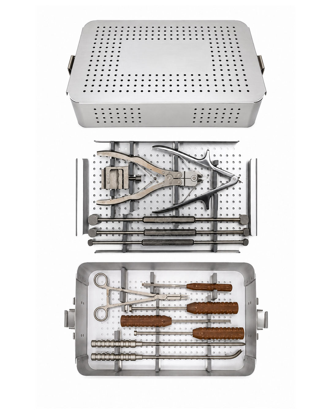 Eco Cage Instrument Set — 10–20 mm Sizers and 6–14 mm Graft Pushers
