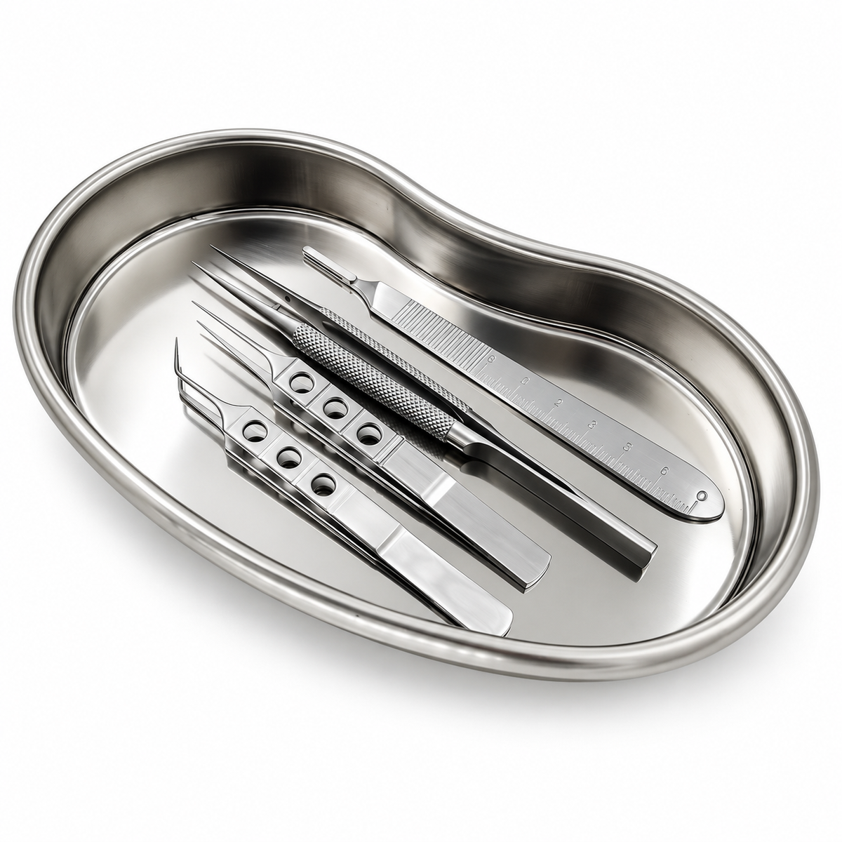 FUE Hair Transplant Forceps Set with Tray