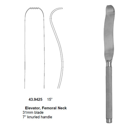 Femoral Neck Elevator, Small