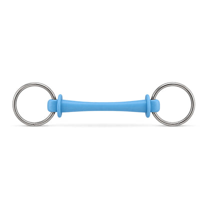 Flexible Rubber Loose Ring Snaffle Bit