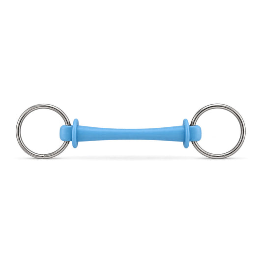 Flexible Rubber Loose Ring Snaffle Bit