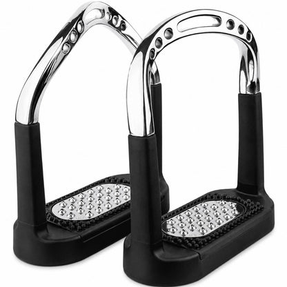 Flexible Safety Stirrups with Wide Anti-Slip Tread