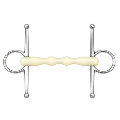 Flexible Shaped Mullen Full Cheek Snaffle Bit