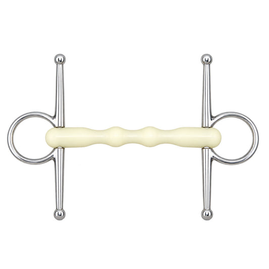 Flexible Shaped Mullen Full Cheek Snaffle Bit