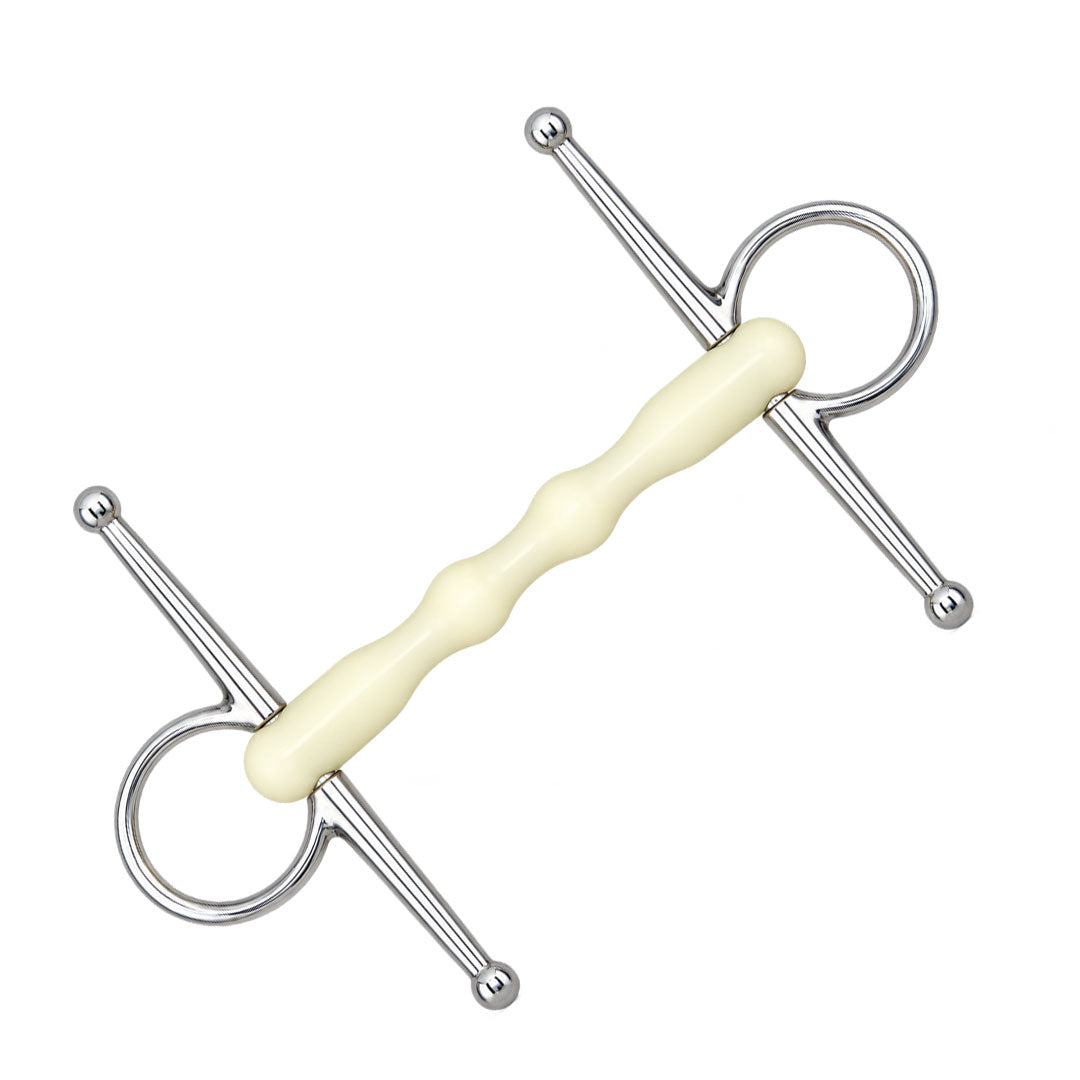 Flexible Shaped Mullen Full Cheek Snaffle Bit