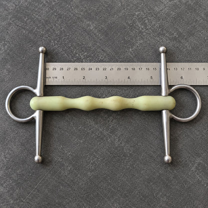 Flexible Shaped Mullen Full Cheek Snaffle Bit