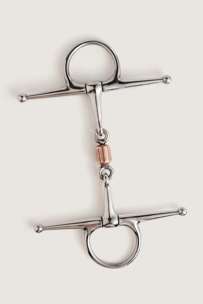 Full Cheek Snaffle Bit with Copper Roller