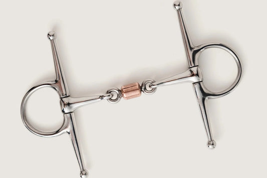 Full Cheek Snaffle Bit with Copper Roller