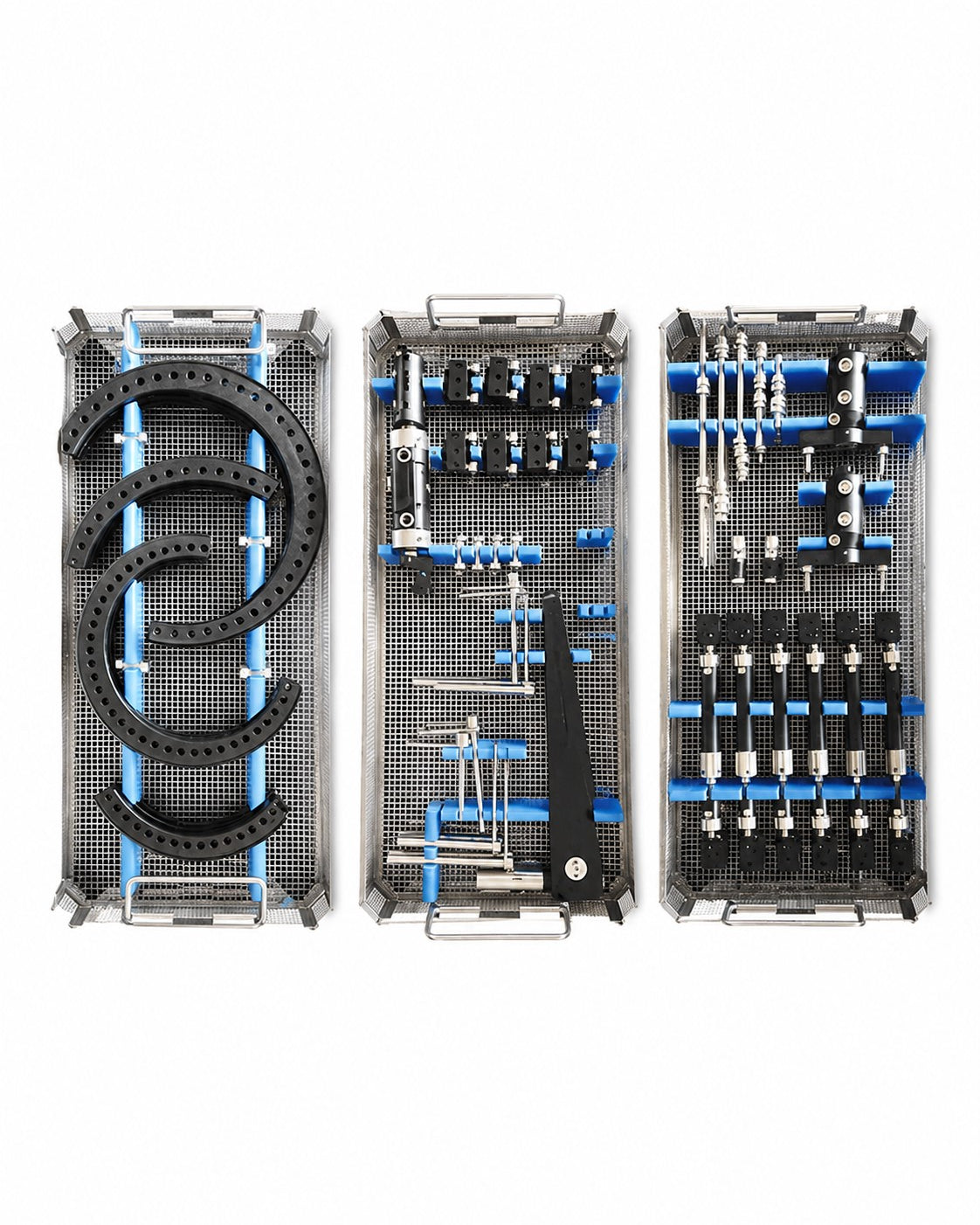 Hybrid Fixation System Sterilization Box – Ilizarov-Type Hybrid Circular and Linear External Fixator (PS-OP-6032)