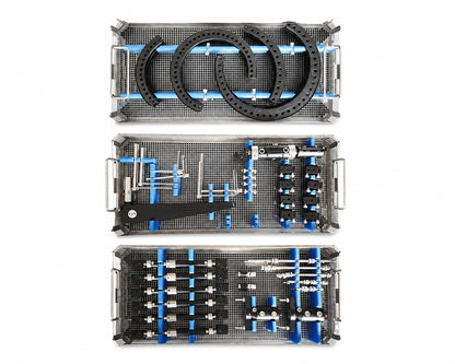 Hybrid Fixation System Sterilization Box – Ilizarov-Type Hybrid Circular and Linear External Fixator (PS-OP-6032)