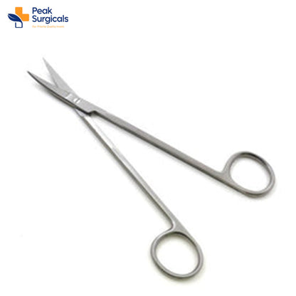 Kelly Dental Gum Scissors with 6 1/4in Curved or Straight Gingival Blades