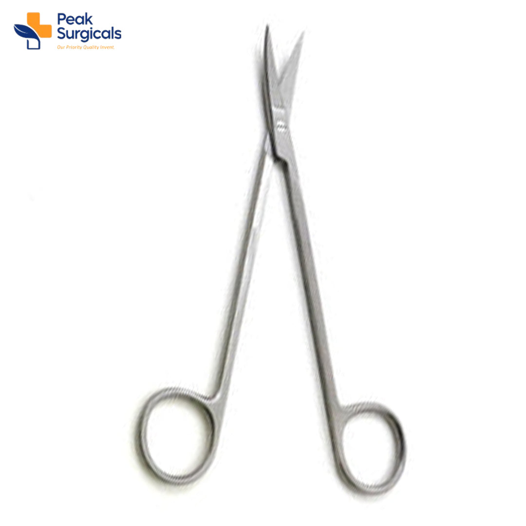 Kelly Dental Gum Scissors with 6 1/4in Curved or Straight Gingival Blades