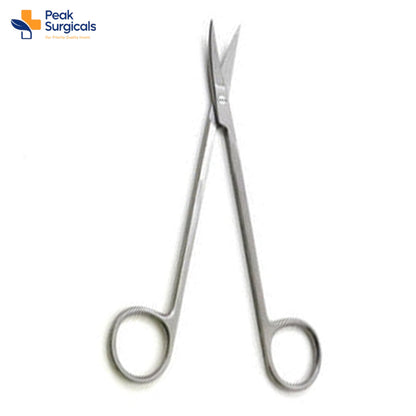 Kelly Dental Gum Scissors with 6 1/4in Curved or Straight Gingival Blades