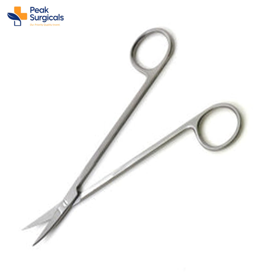 Kelly Dental Gum Scissors with 6 1/4in Curved or Straight Gingival Blades