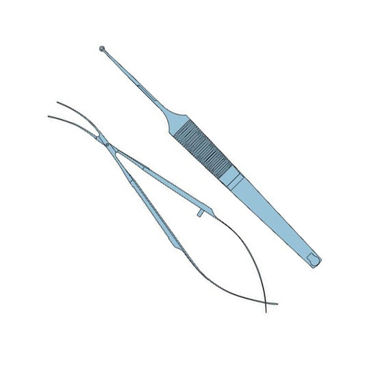 Lens Forceps Stainless Steel Ophthalmic Surgical Instrument