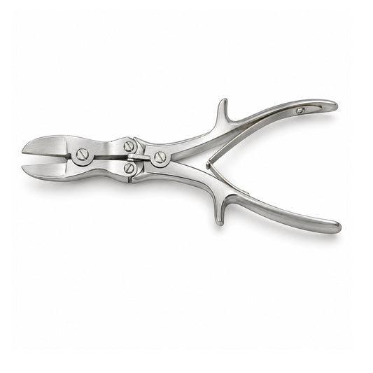 Liston-Stille double-action bone cutting forceps with spring handles and stainless-steel jaws
