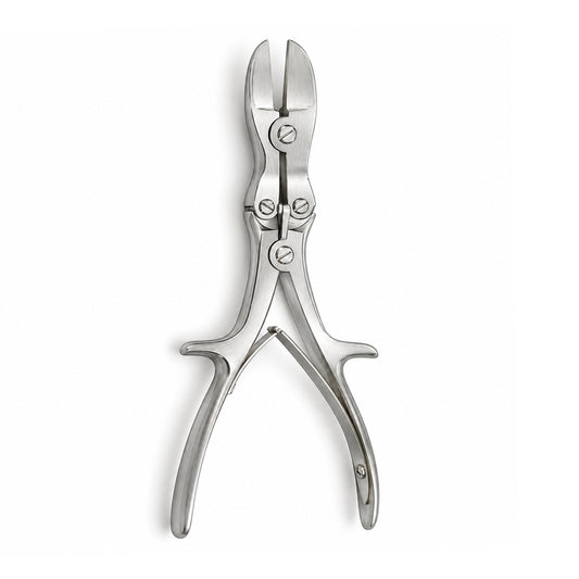 Liston-Stille double-action bone cutting forceps with spring handles and stainless-steel jaws
