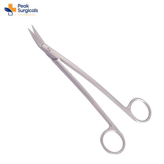 Locklin Gum Scissors with 6 1/4in Serrated Blade for Gingival Cutting