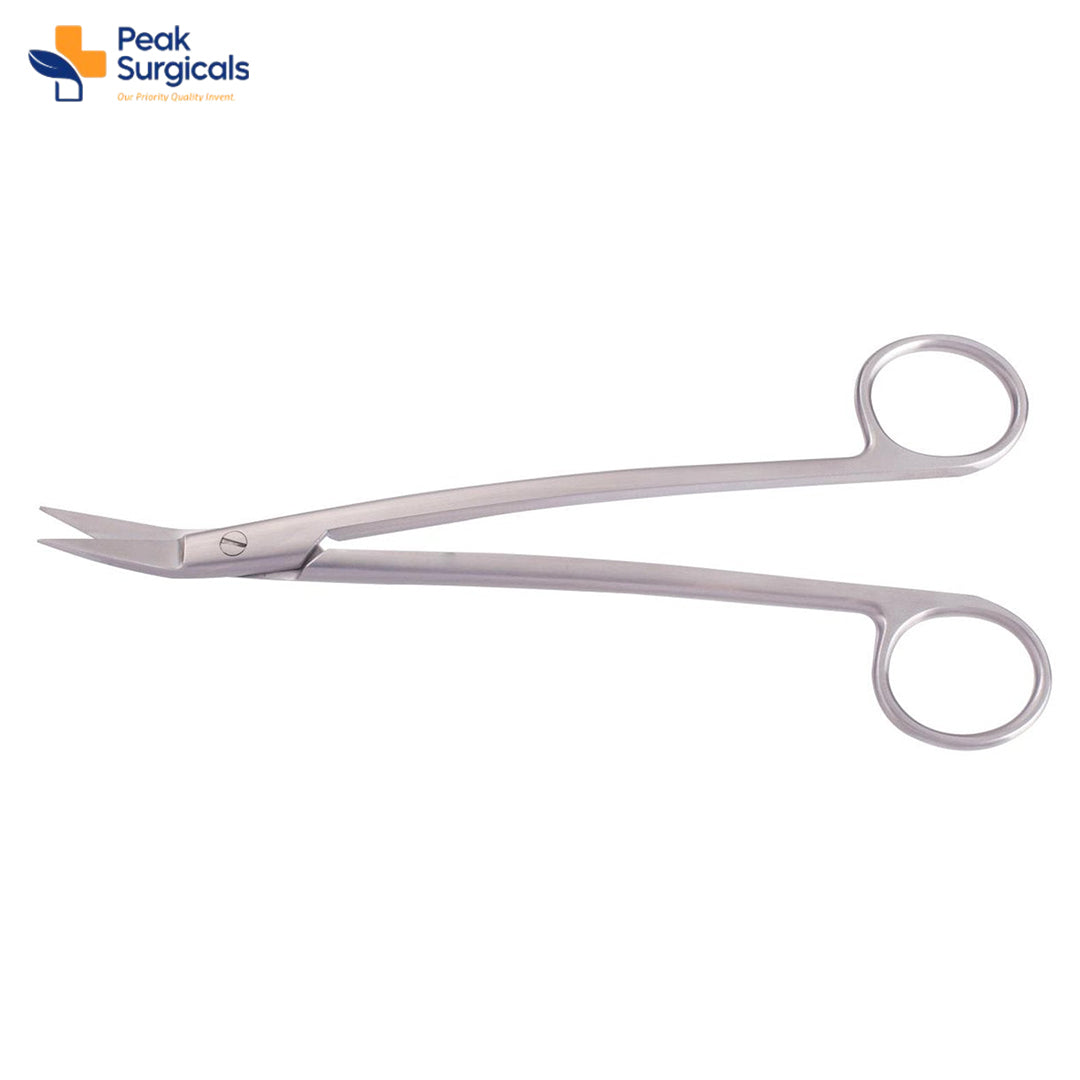 Locklin Gum Scissors with 6 1/4in Serrated Blade for Gingival Cutting