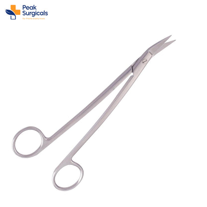 Locklin Gum Scissors with 6 1/4in Serrated Blade for Gingival Cutting