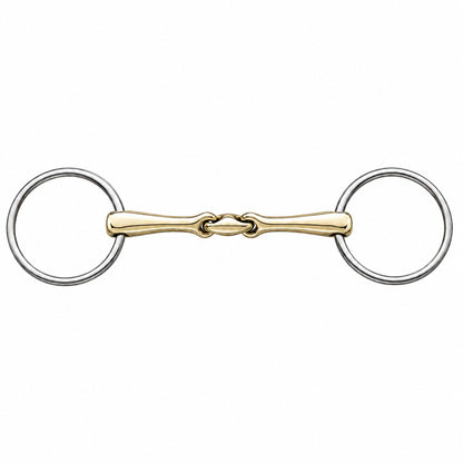 Loose Ring French Link Snaffle Bit with Copper Alloy