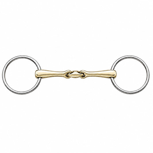 Loose Ring French Link Snaffle Bit with Copper Alloy