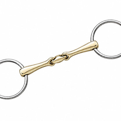 Loose Ring French Link Snaffle Bit with Copper Alloy