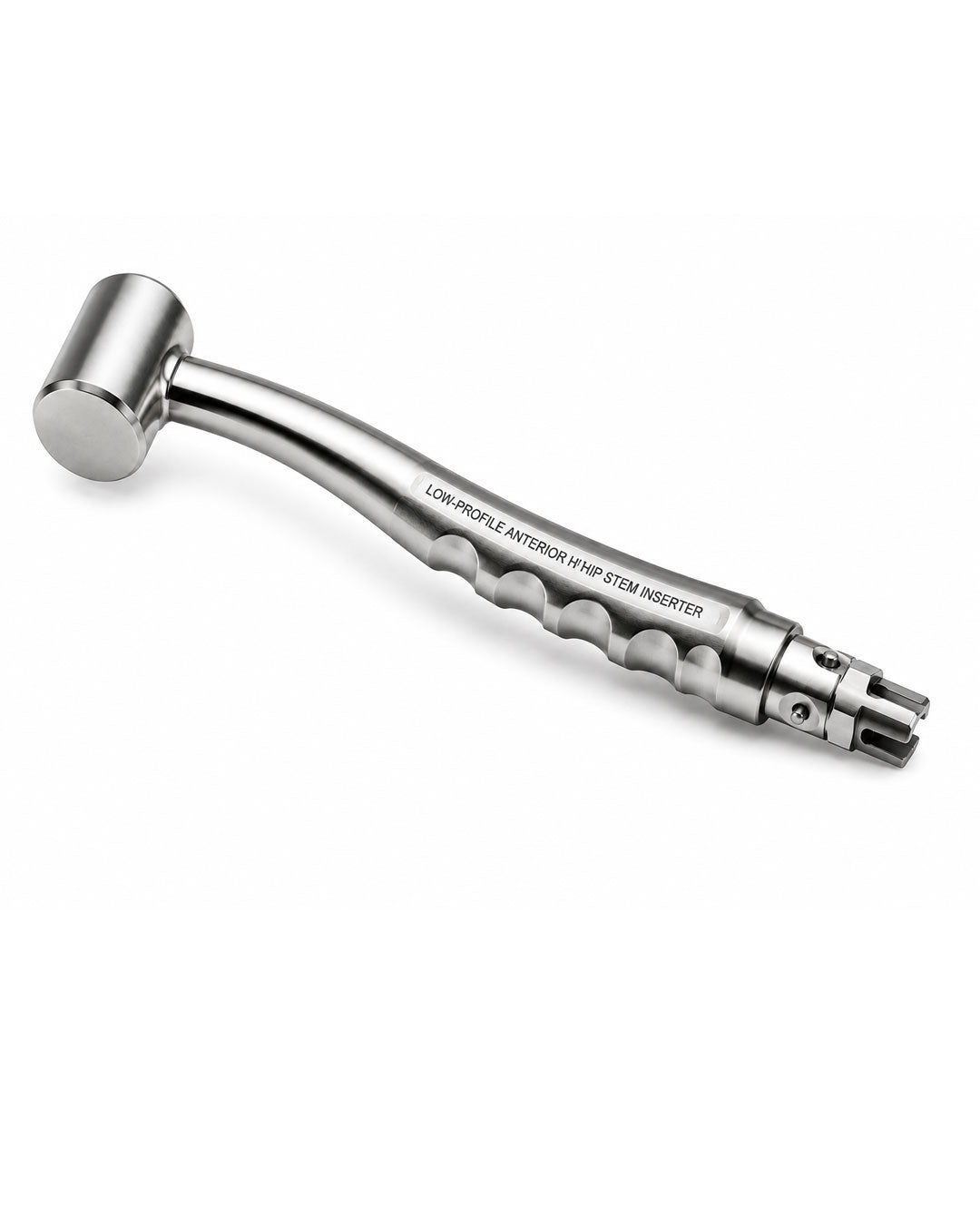 Low-Profile Anterior Hip Stem Inserter