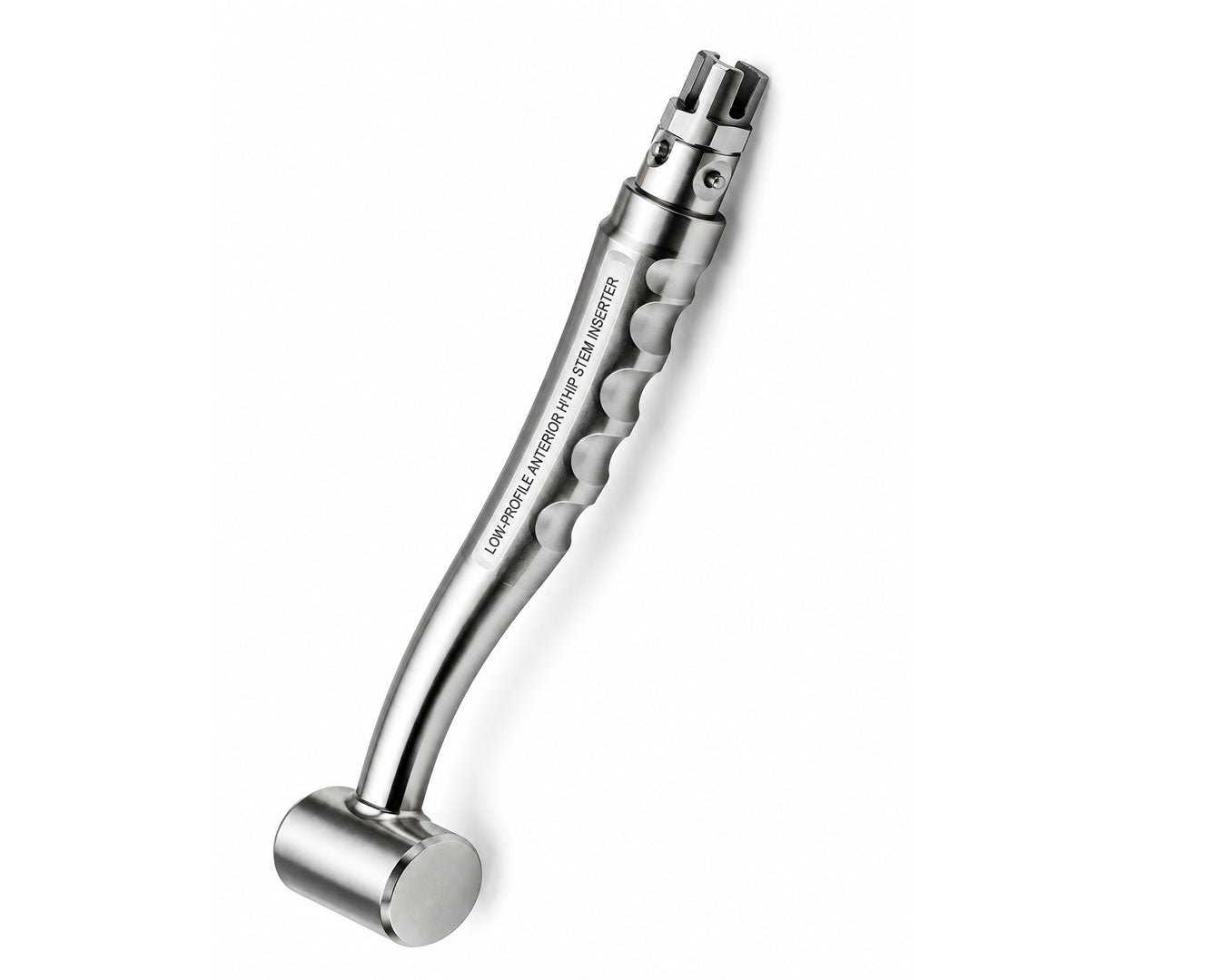 Low-Profile Anterior Hip Stem Inserter