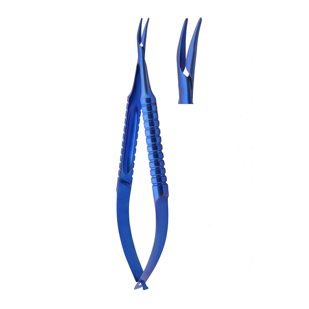 Micro Needle Holders Titanium Curved 14cm