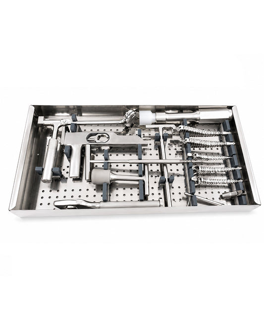 Modular Bipolar Hip Instrument Set — 31 Components for Hip Arthroplasty