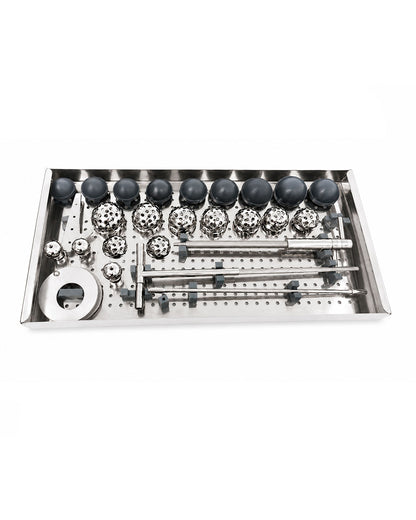 Modular Bipolar Hip Instrument Set — 31 Components for Hip Arthroplasty