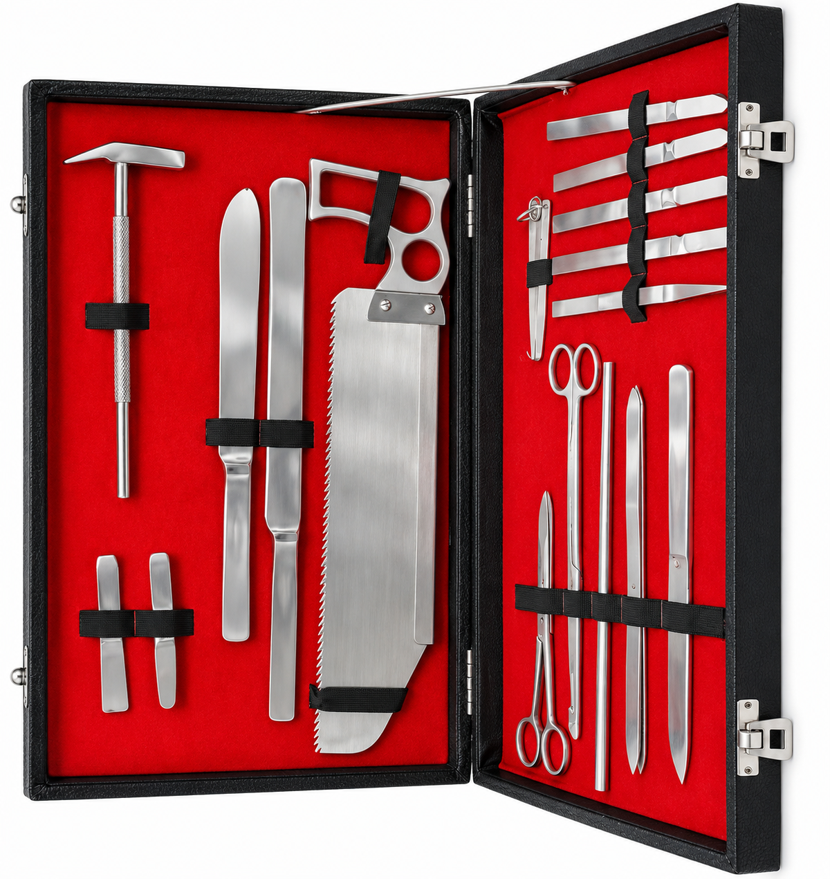 Post Mortem Instrument Set / Autopsy Dissection Kit – 19 Pcs