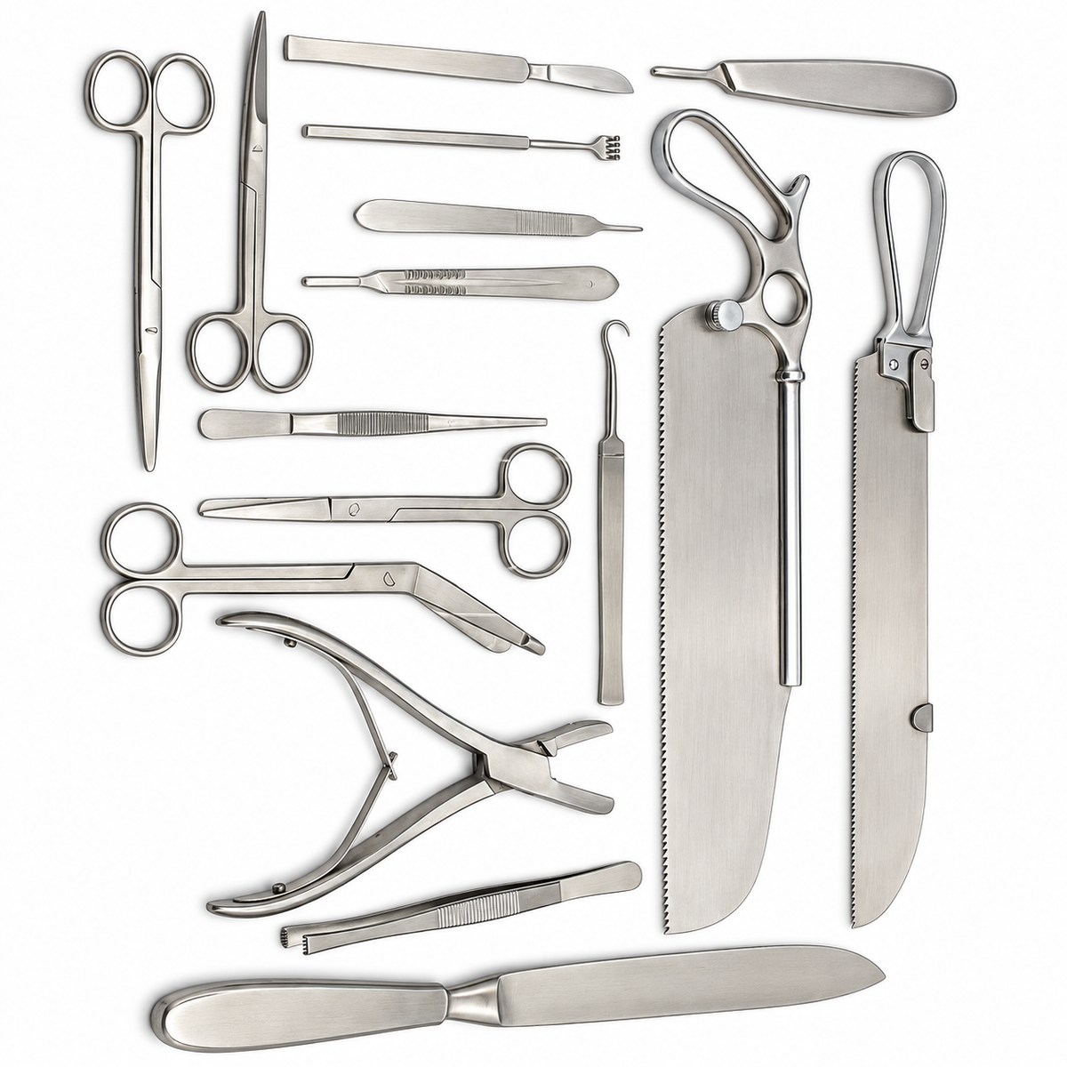 Post Mortem Instruments Set – Stainless Steel