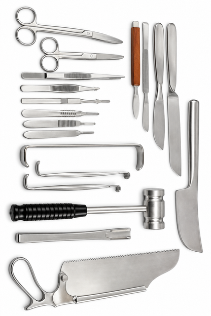 Post Mortem Surgical Instruments Set – 17 Pcs